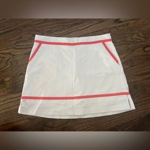 Lady Hagen White & Peach Golf Skort - Size 10